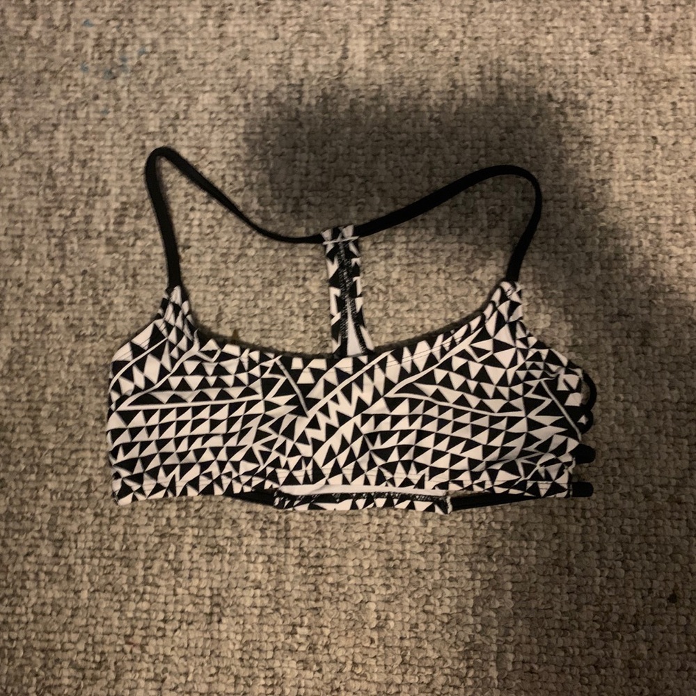 Black and White Razorback Bikini